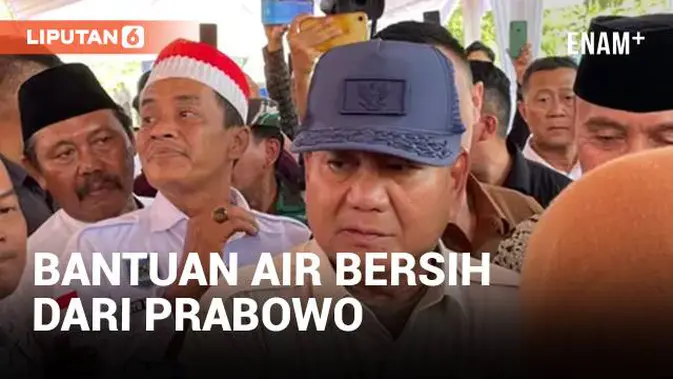 VIDEO: Prabowo Berikan Lagi Bantuan Air Bersih