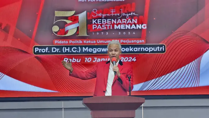 Ganjar Pranowo: PDIP Jadi Harapan Perjuangan Wong Cilik di Pemilu