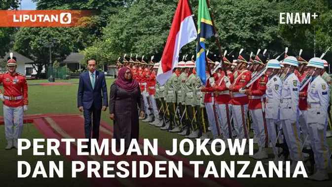 VIDEO: Jokowi Terima Kunjungan Presiden Tanzania di Istana Bogor