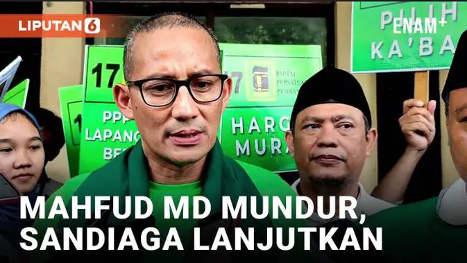 VIDEO: Mahfud MD Mundur, Sandiaga Uno Tuntaskan Jabatan Menterinya