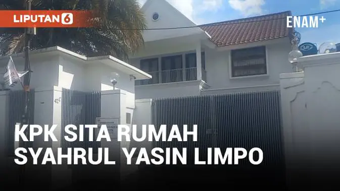 VIDEO: Rumah Syahrul Yasin Limpo di Jakarta Selatan Disita KPK